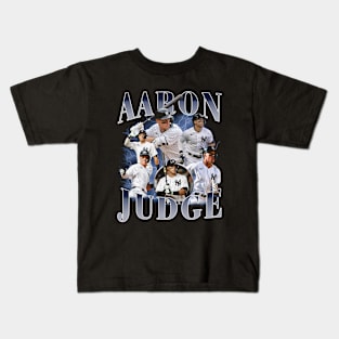 Aaron Judge Vintage Collage Kids T-Shirt